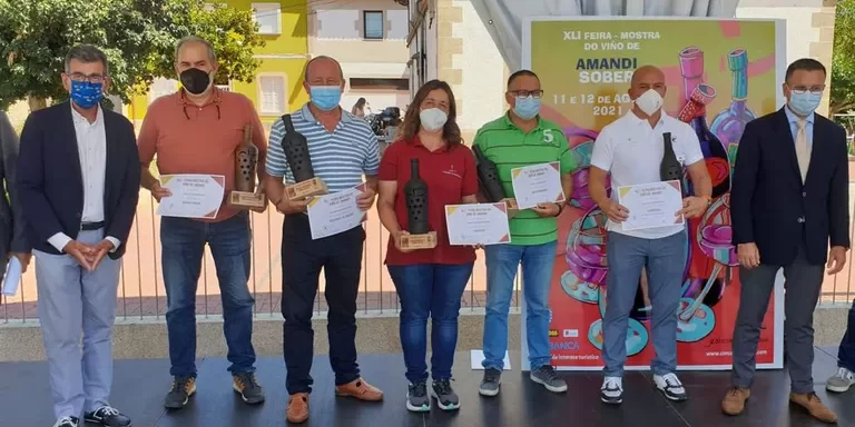 M12G1038 Premiados XLI Feira do Viño de Amandi en Sober