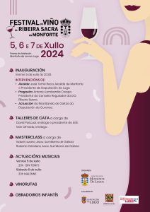 Cartel festiva del vino de Ribiera Sacra